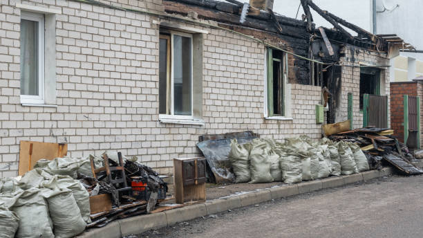 Professional Fire Damage Removal technician working in Seminole, TX